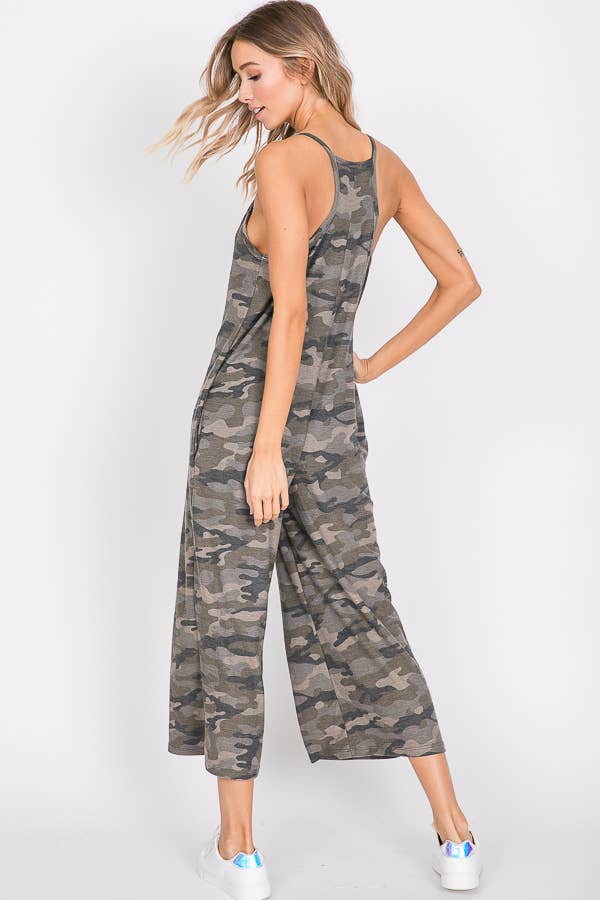 Vintage Camo Chic Women's Jumpsuit J2398