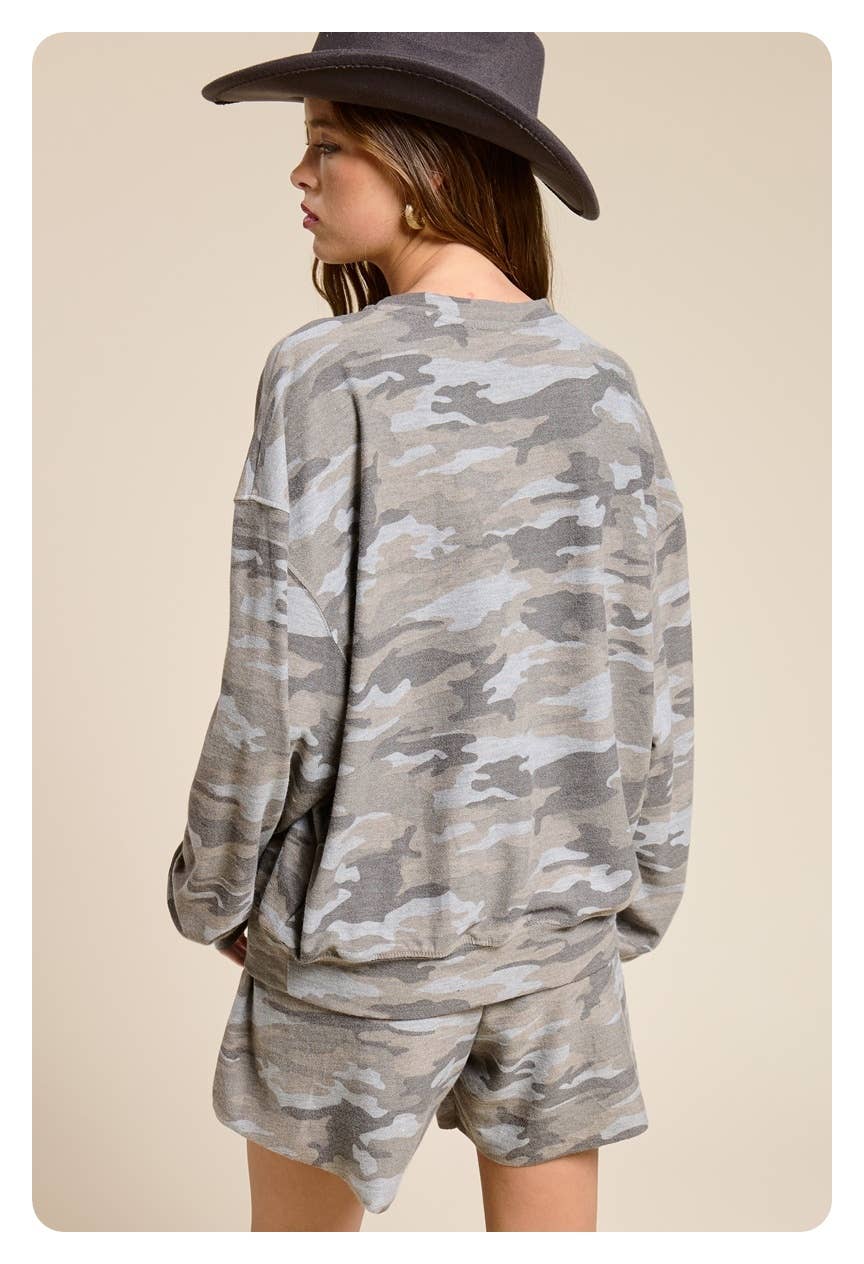 Free Bird America 1977 Graphic L/S French Terry Pullover