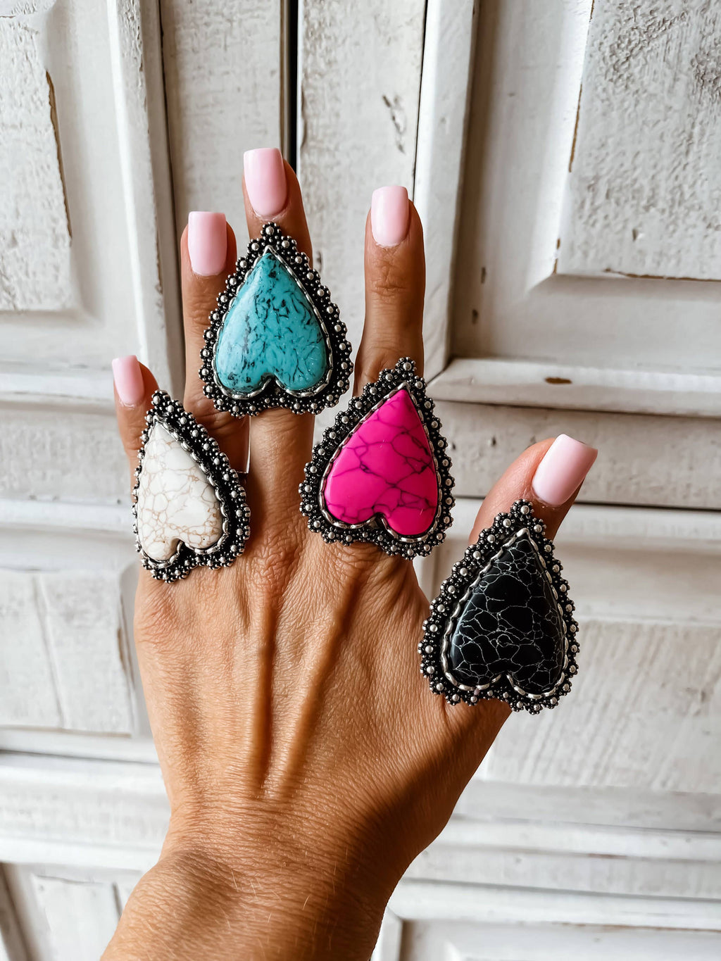 Western Statement Adjustable Heart Ring