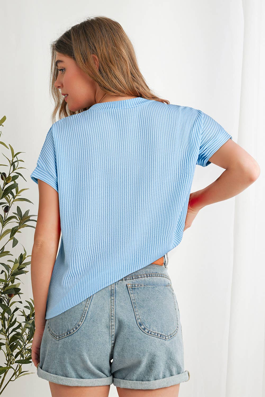 Corded Knit Colorblock Pocketed
