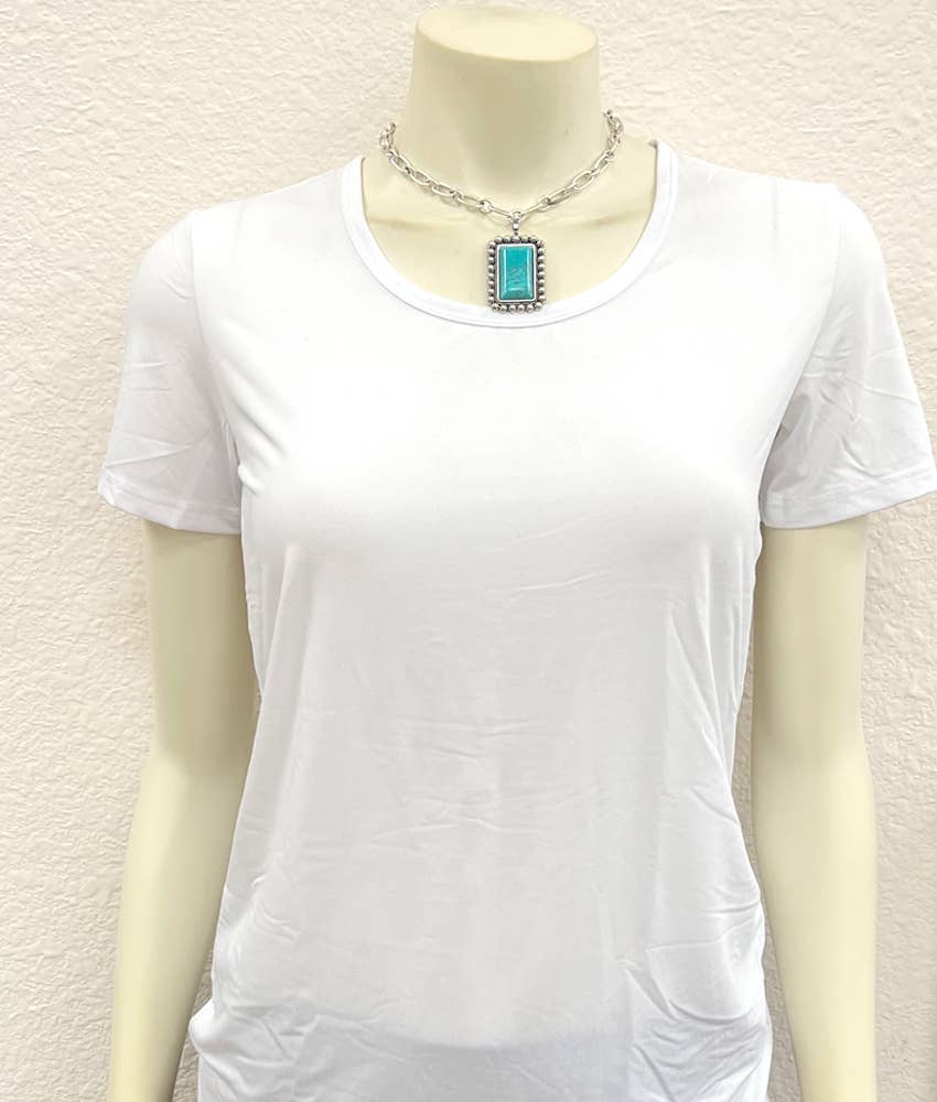 735207, 15" Turquoise Necklace