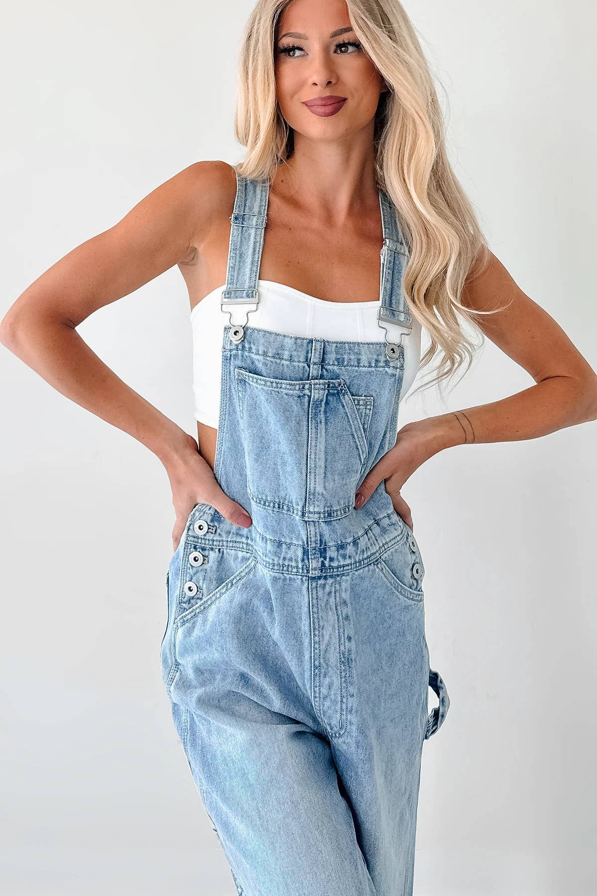 Denim Overalls Jumpsuit