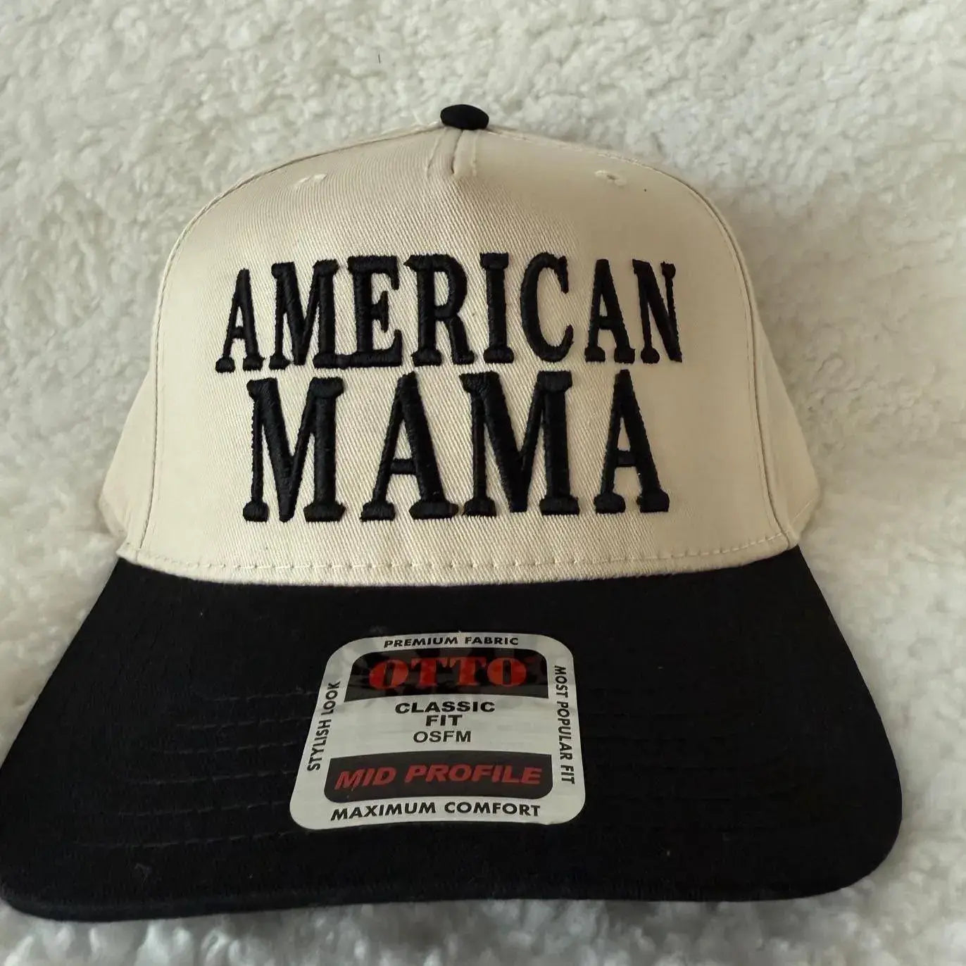 AMERICAN MAMA 3D puff embroidered snapback hat, girl hat