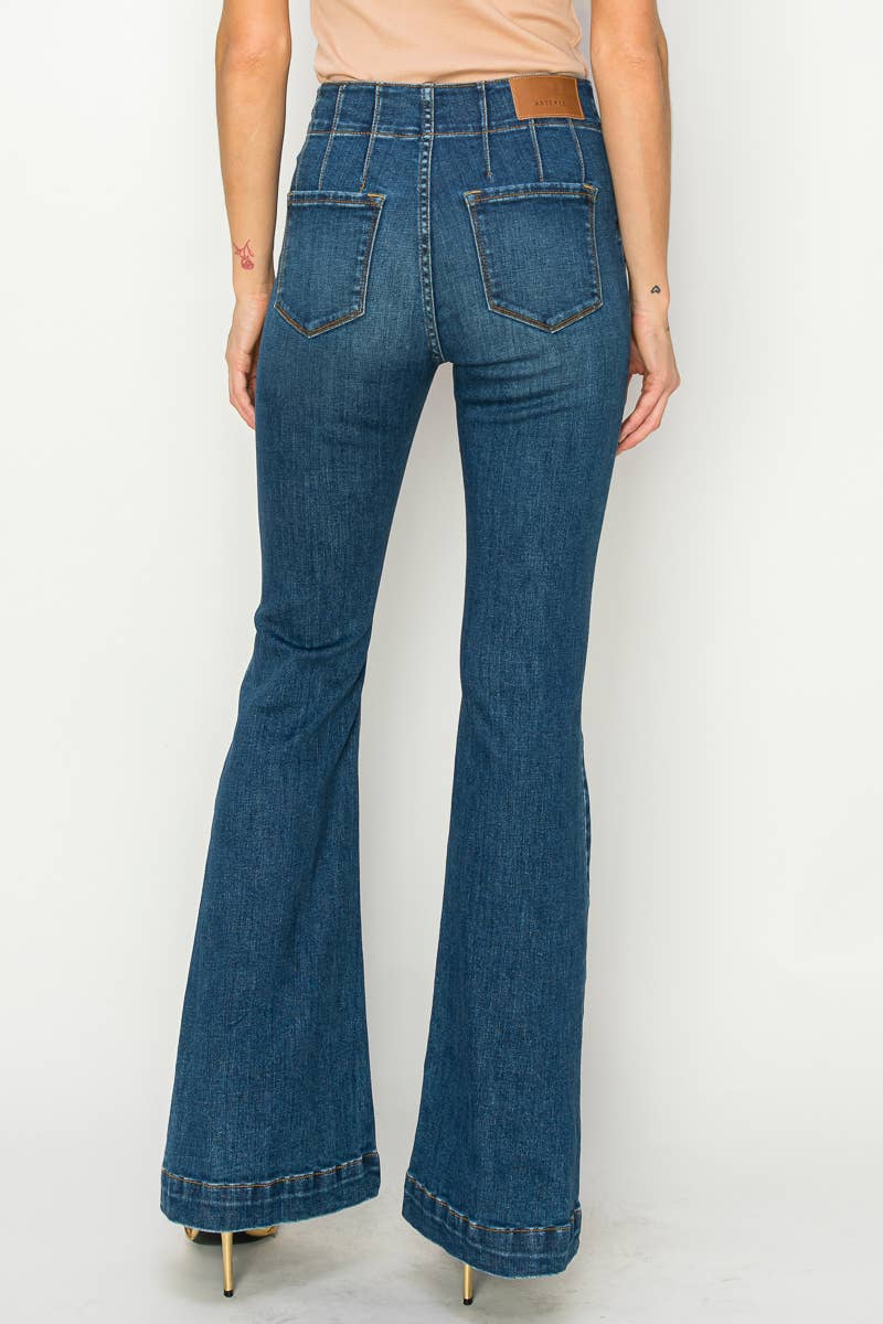 HIGH RISE MODERN FLARE JEANS