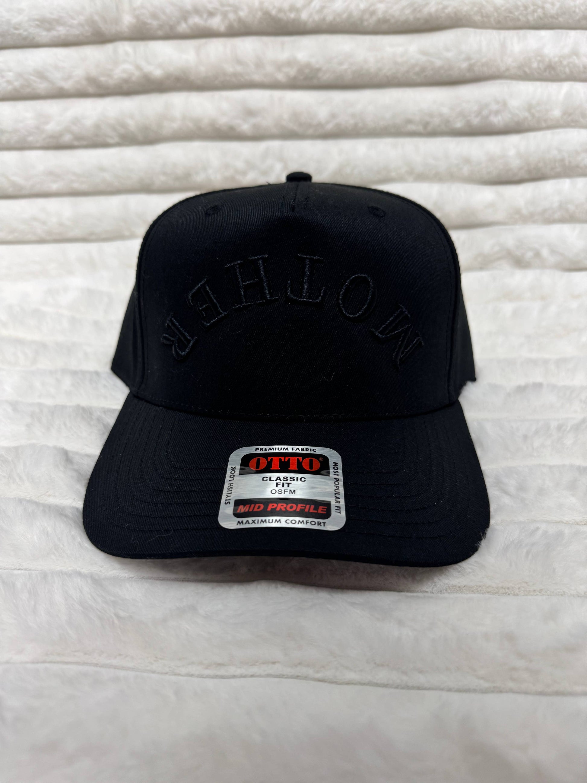MOTHER  puff Embroidery trucker hat