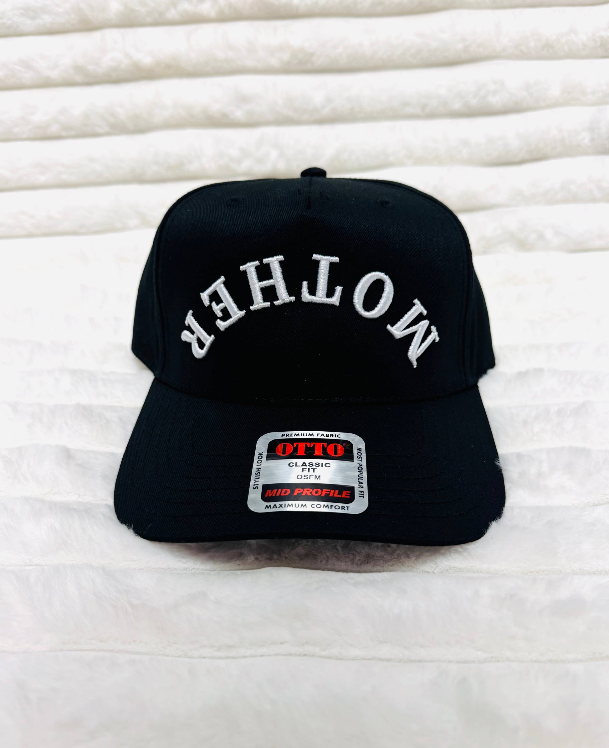 MOTHER  puff Embroidery trucker hat