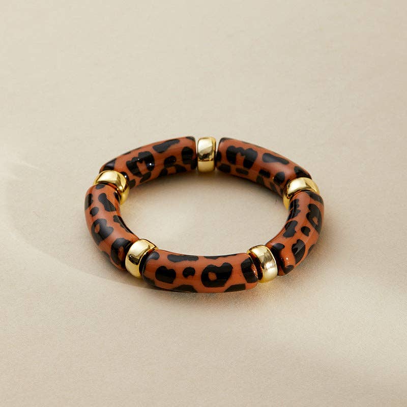 Metal Splicing Print Irregular Bracelets