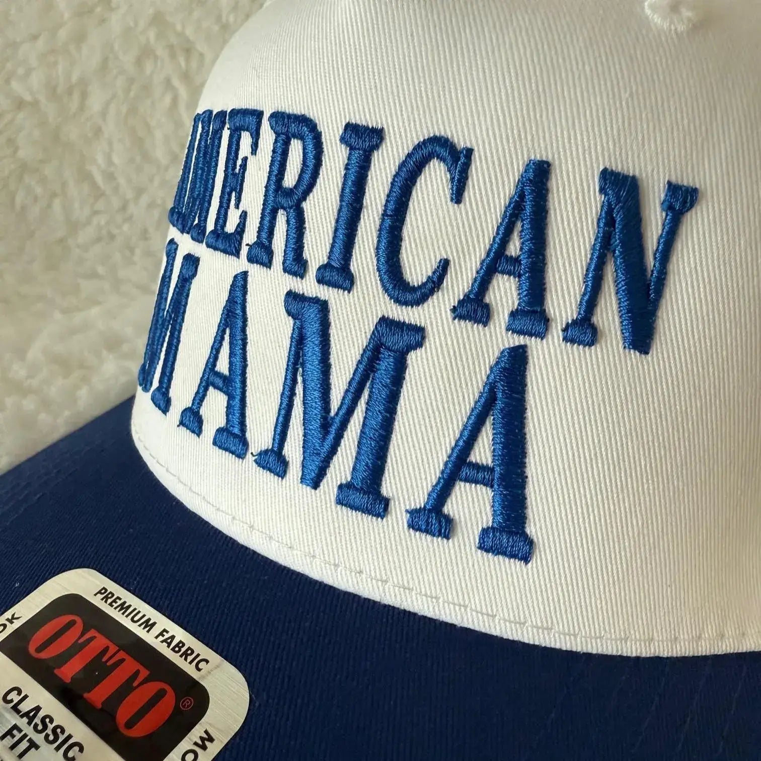 AMERICAN MAMA 3D puff embroidered snapback hat, girl hat