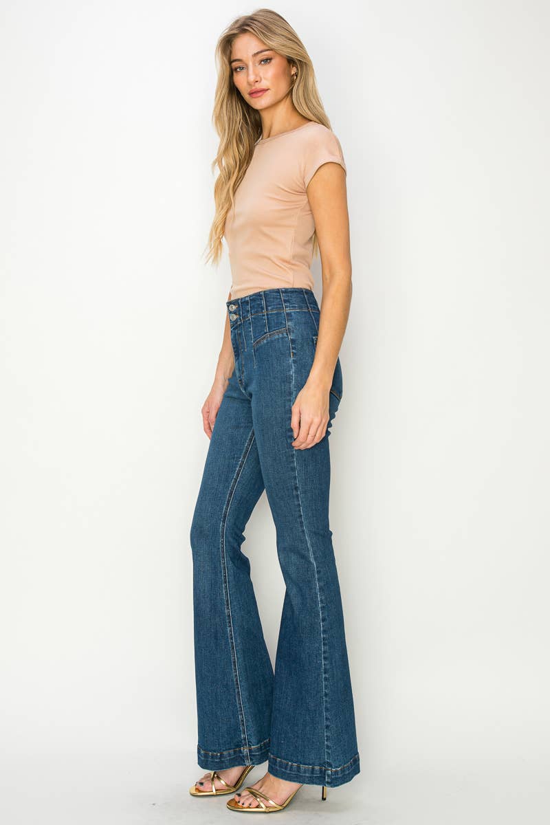 HIGH RISE MODERN FLARE JEANS